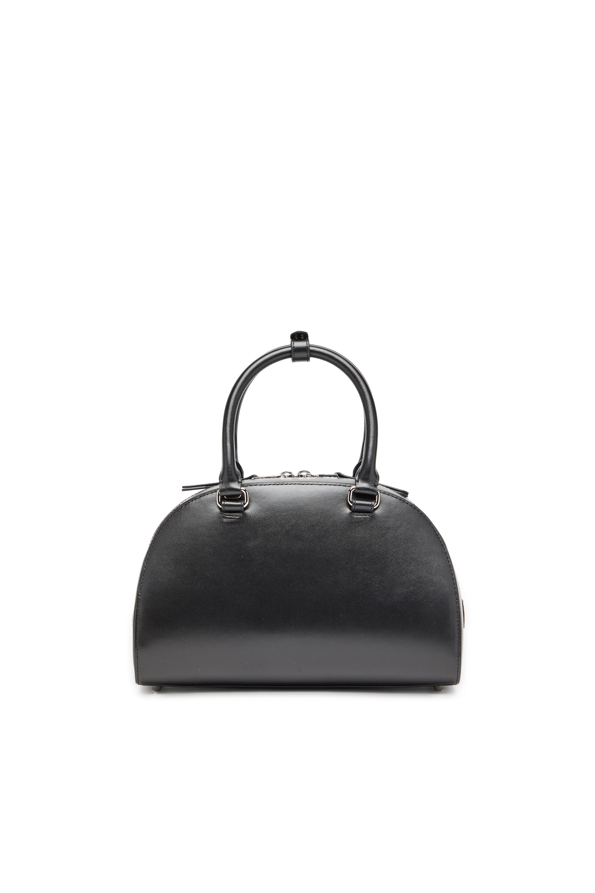 Diesel - 1DR DOME TOP HANDLE, Bolso de cuero tipo bowling Mujer in Negro - 3