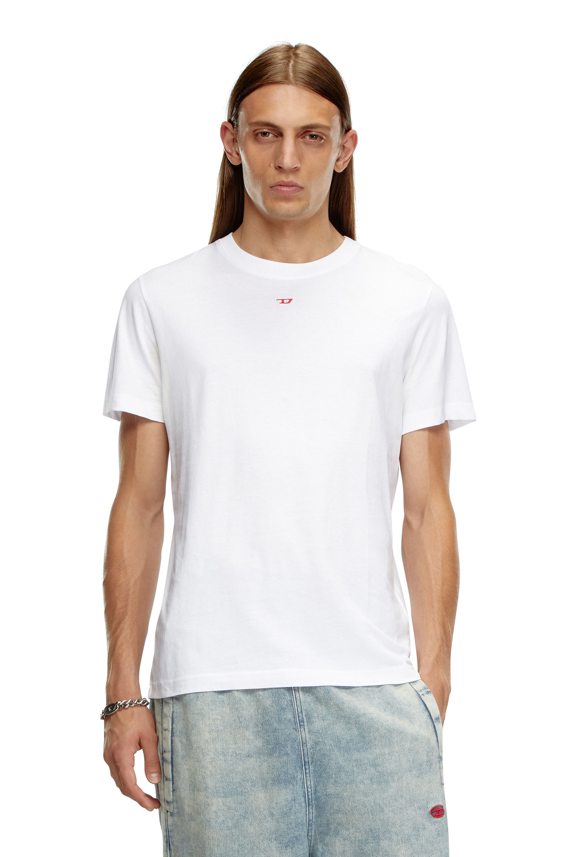 Diesel - T-DIEGOR-D, Camiseta con parche D Hombre in Blanco - 3
