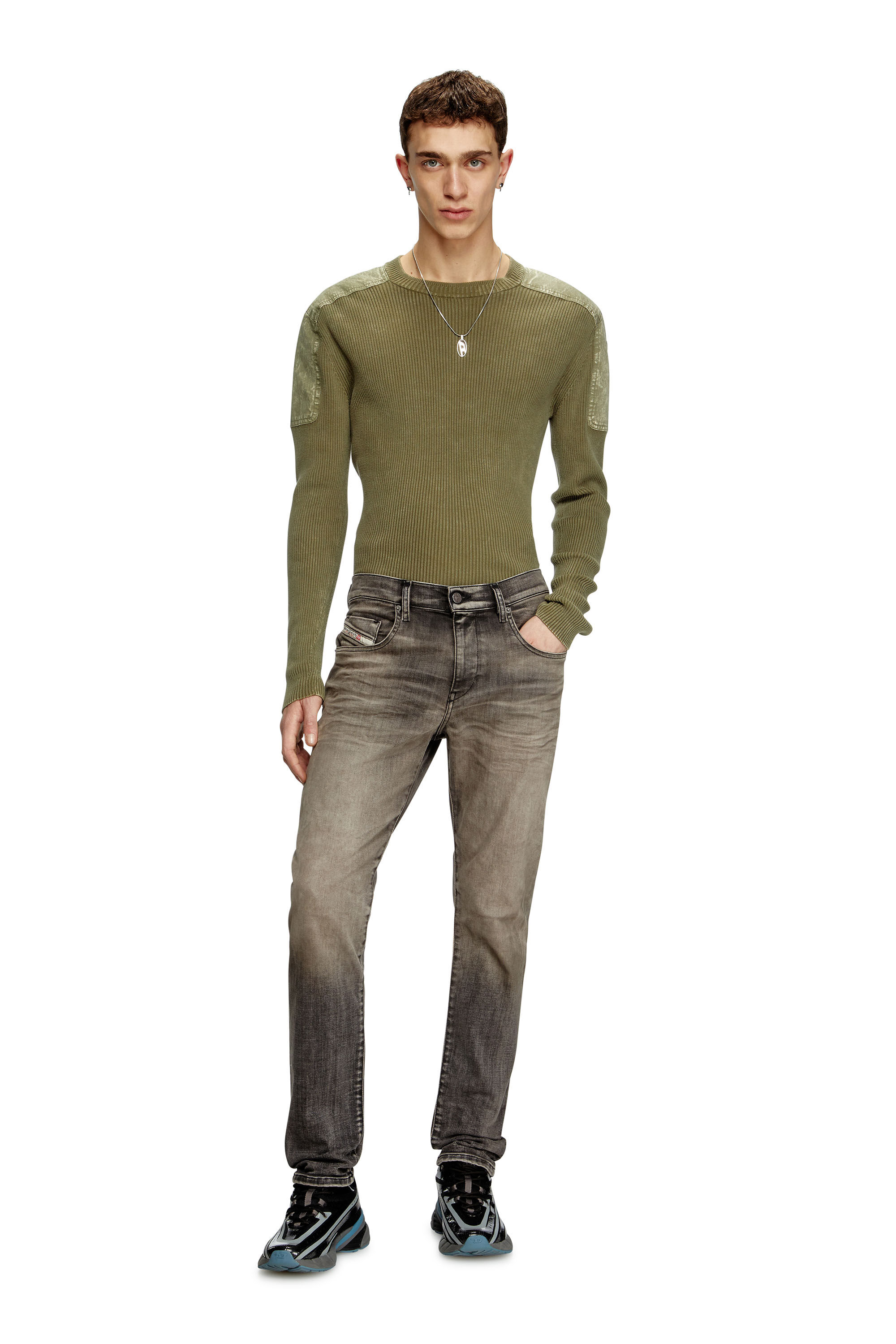 Diesel - Slim Jeans 2019 D-Strukt 09L39 Hombre, Gris Claro - 1