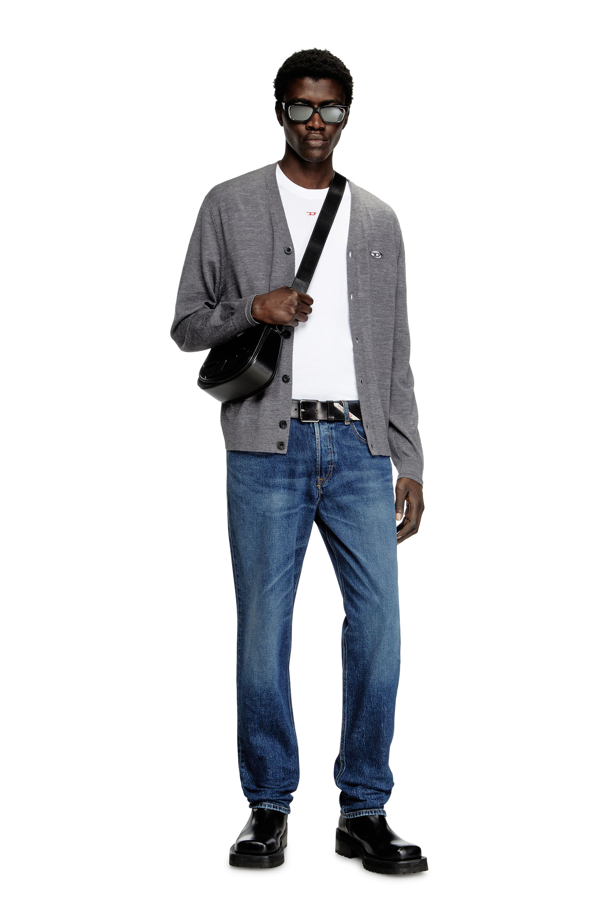 Diesel - Regular Jeans 2023 D-Finitive 09L21 Hombre, Azul Oscuro - 1