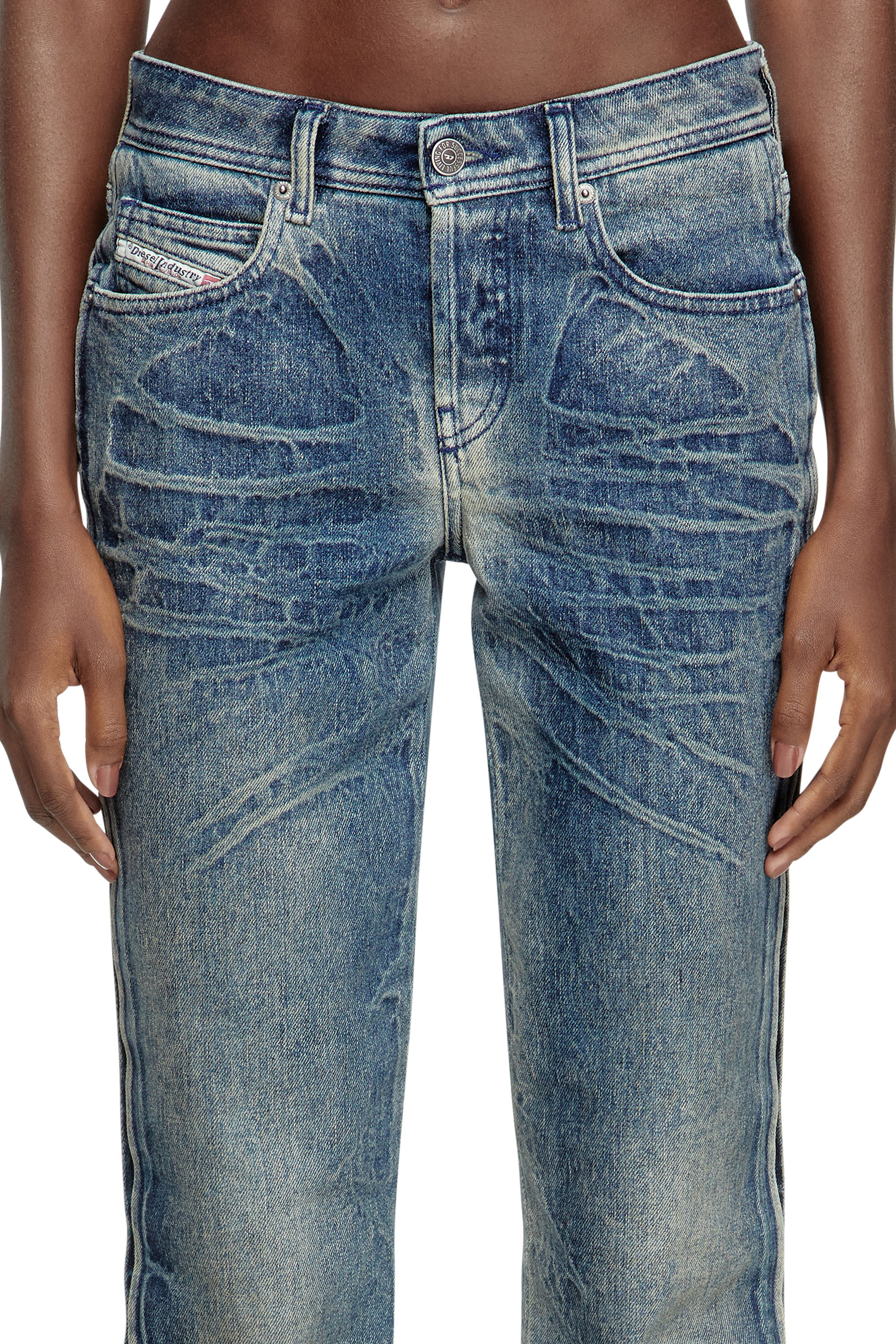 Diesel - Regular Jeans D-Noli 007BG Mujer, Azul Oscuro - 5