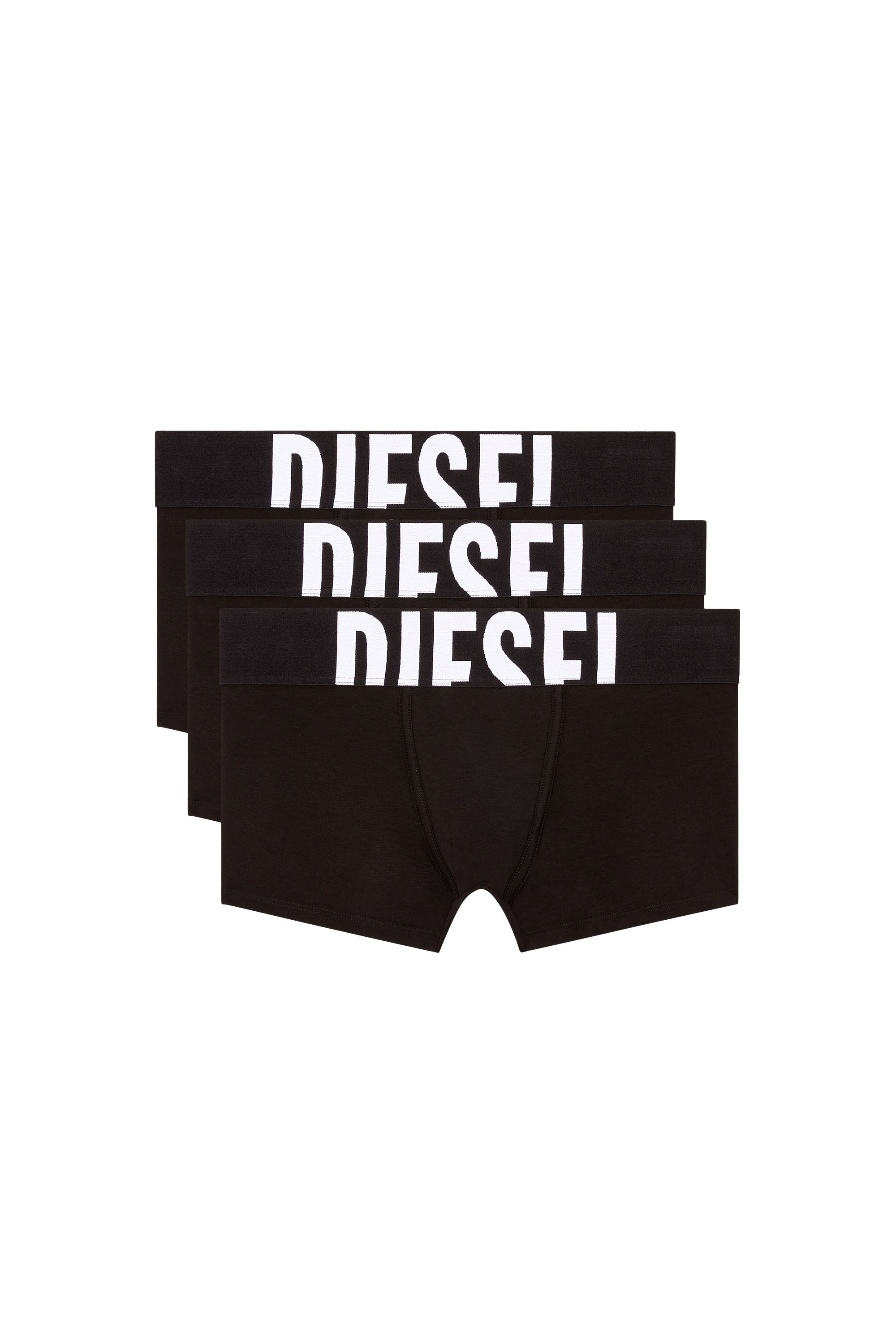 Diesel - UMBX-DAMIENTHREEPACK-5.5EL, Paquete de tres bóxers ajustados de algodón elástico Hombre in Negro - 2