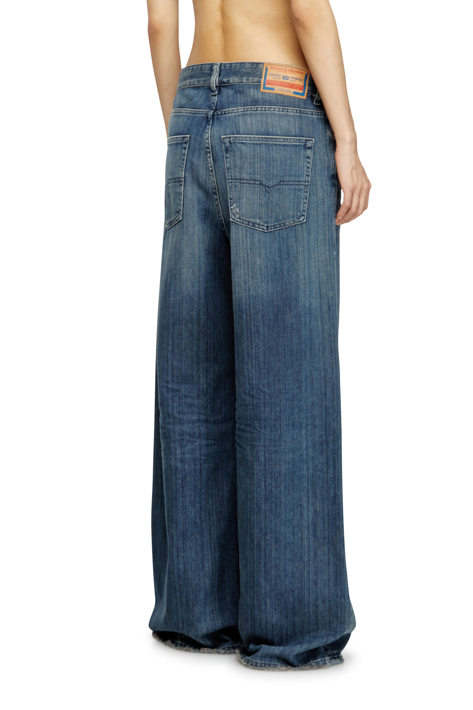 Diesel - Relaxed Jeans 1996 D-Sire 09M09 Mujer, Azul Oscuro - 4