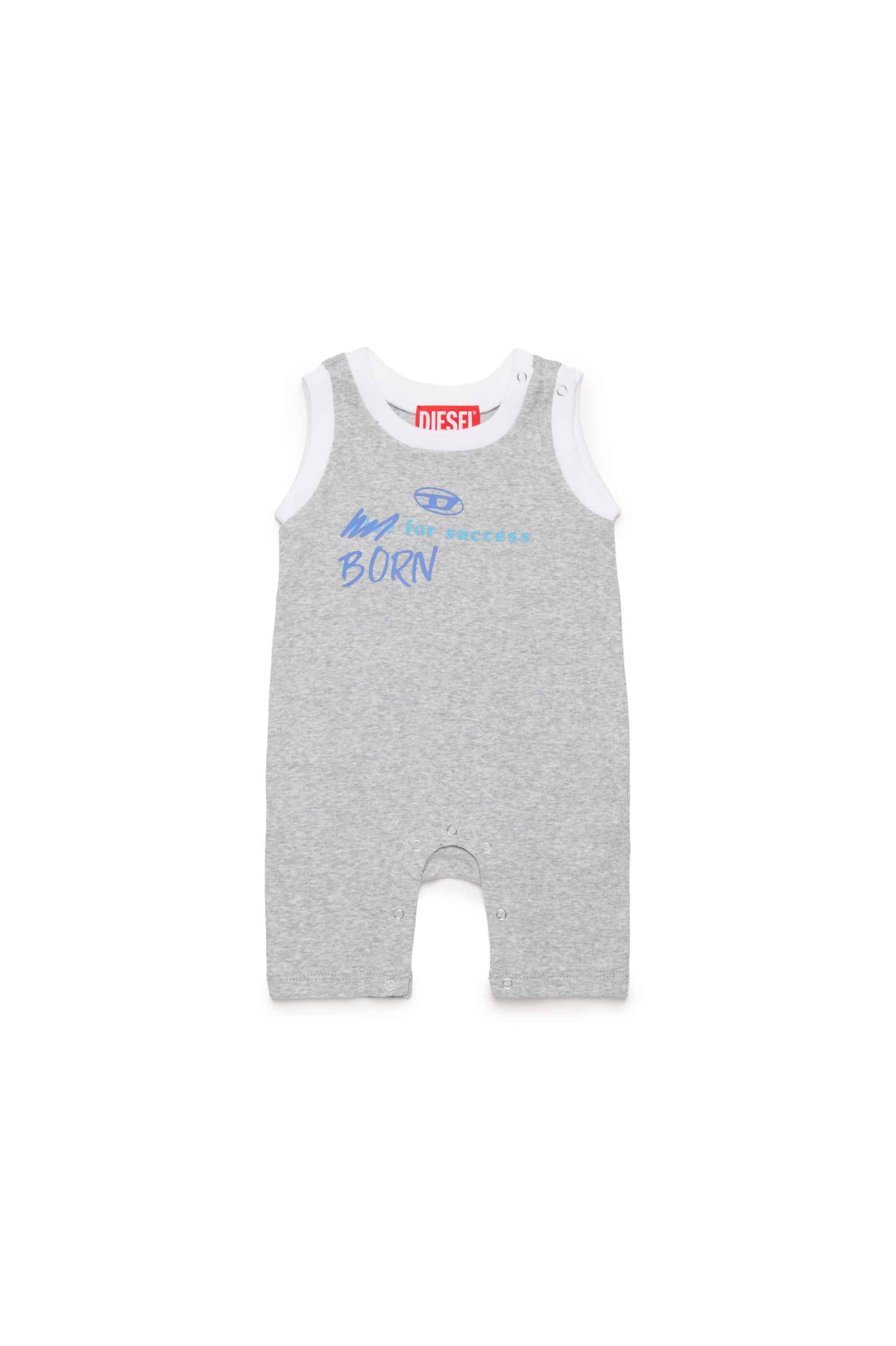Diesel - JURBIT-NB, Mono para recién nacidos Born For Success Unisex in Gris - 1