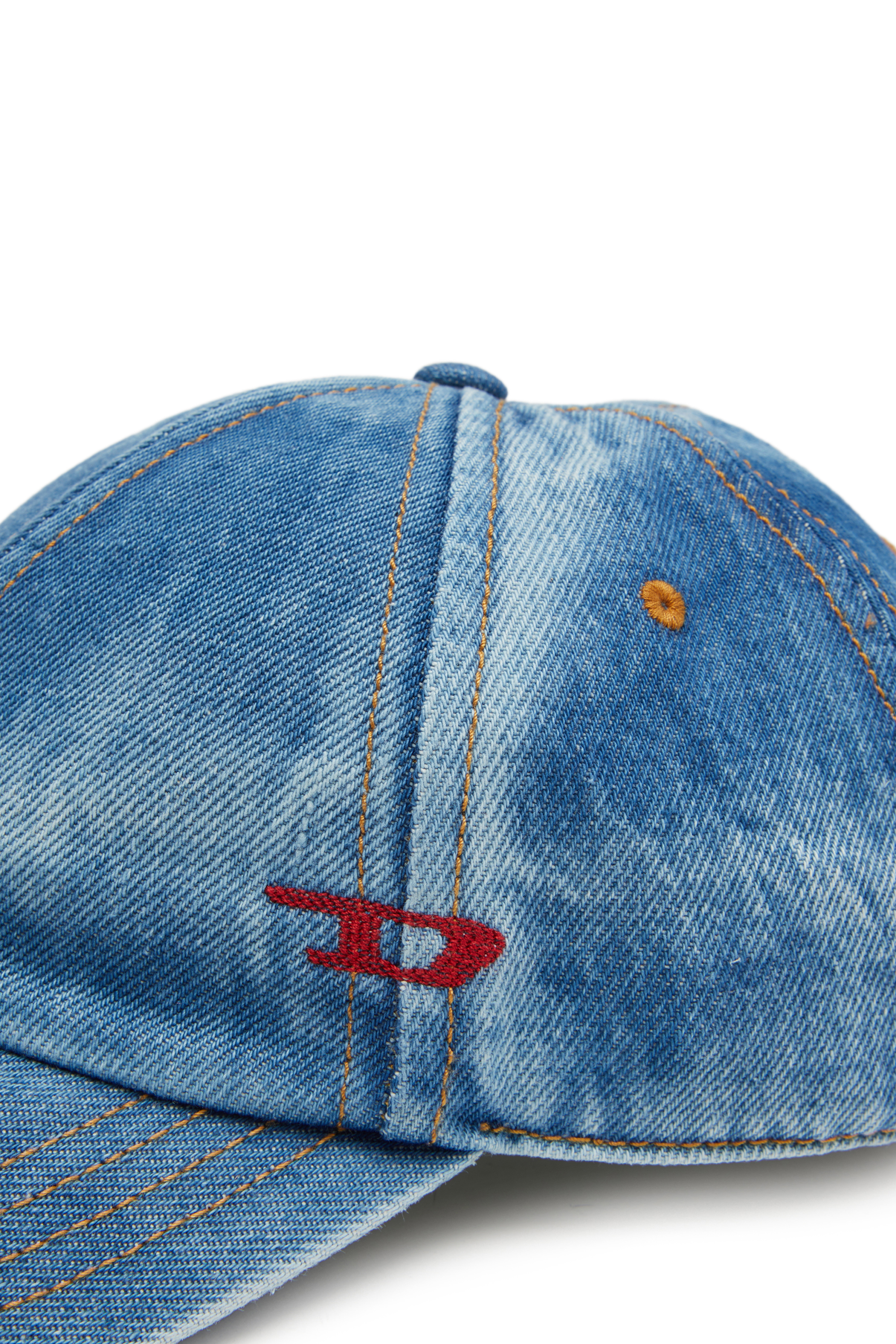 Diesel - C-LIB-2, Gorra de béisbol de denim Hombre in Azul marino - 3