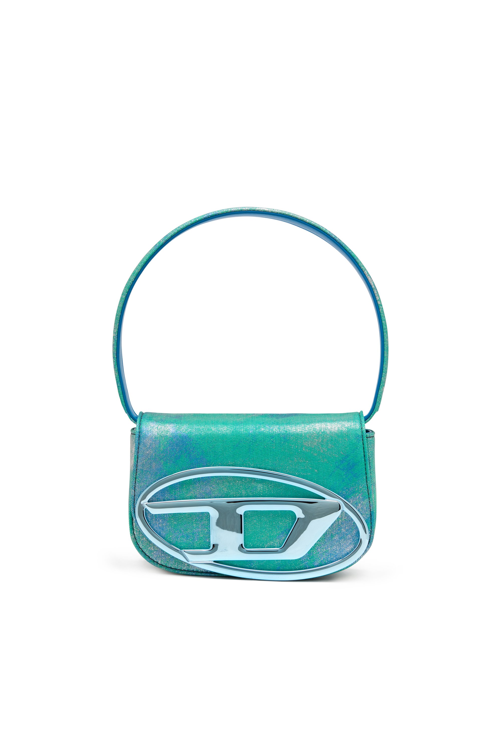 Diesel - 1DR, 1DR-Bolso de hombro icónico en denim de color pop Mujer in Multicolor - 2