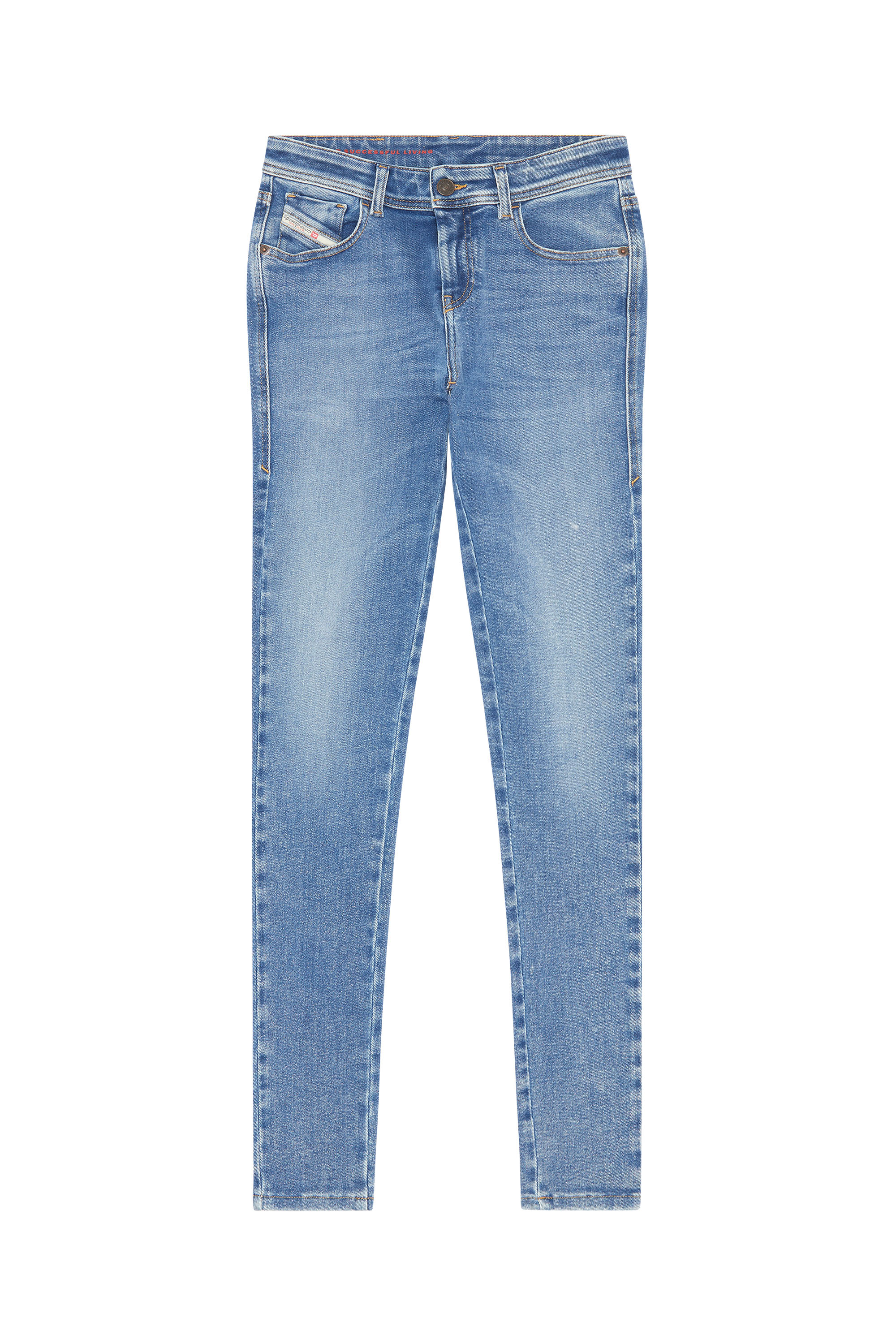 Diesel - Skinny Jeans 2017 Slandy 09D62 Mujer, Azul medio - 3
