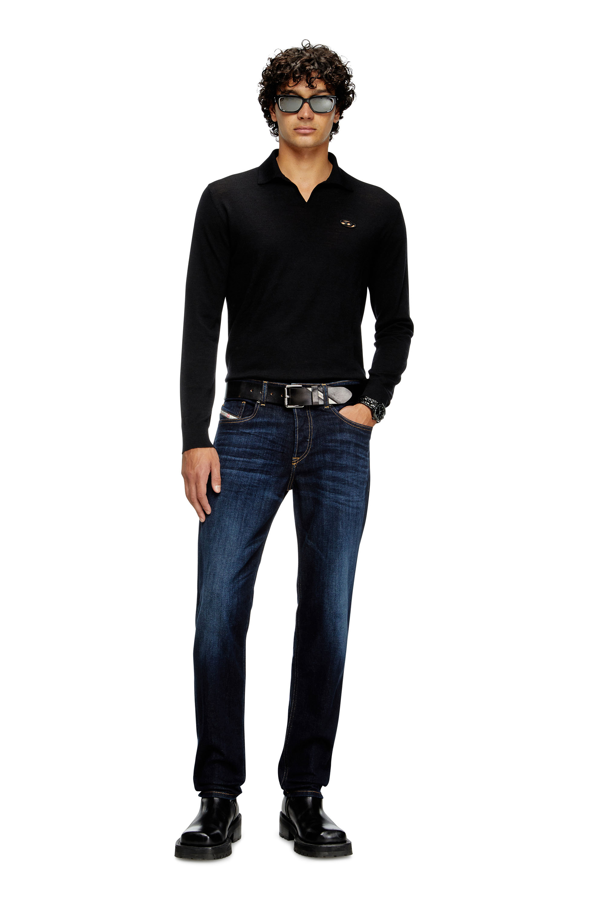 Diesel - Regular Jeans 2023 D-Finitive 009ZS Hombre, Azul Oscuro - 2