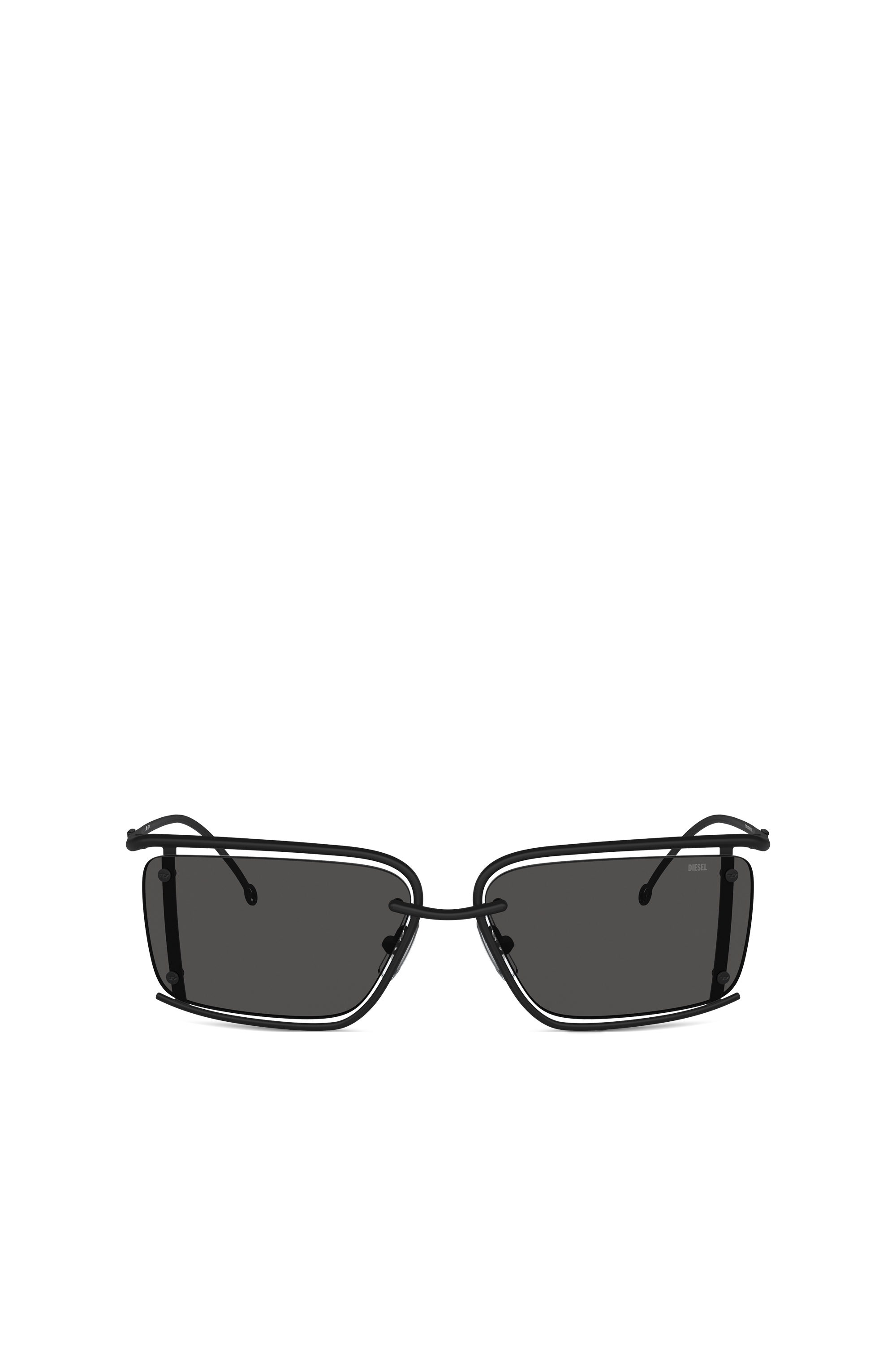 Diesel - 0DL1002, Gafas rectangulares Unisex in Negro - 2